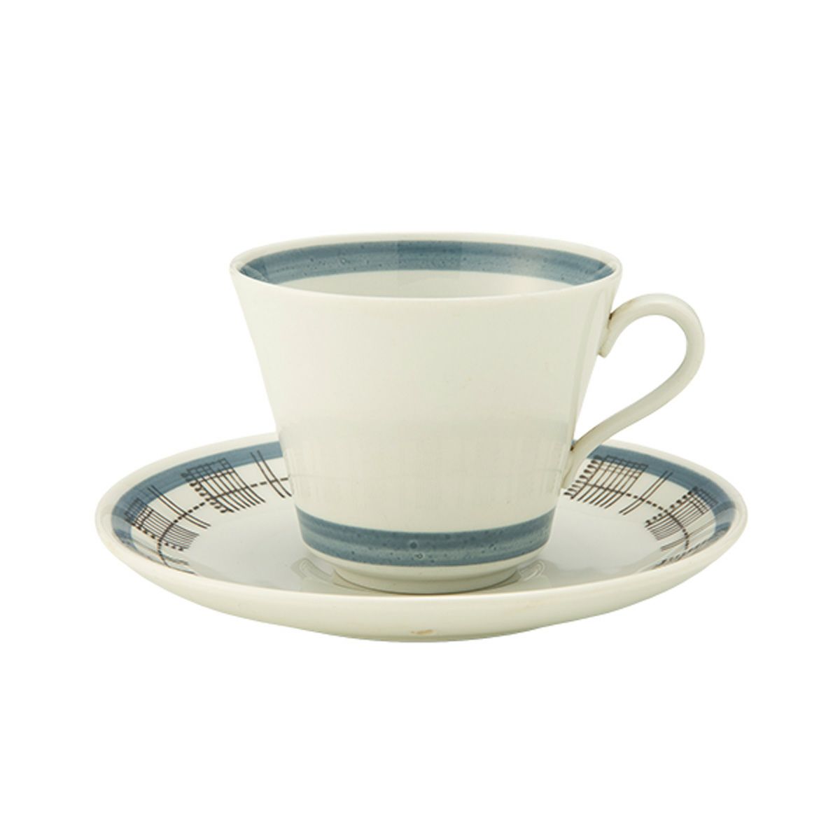 【1点限り】北欧ヴィンテージ ロールストランド（RORSTRAND） フィエスタ／Fiesta コーヒーカップ＆ソーサー