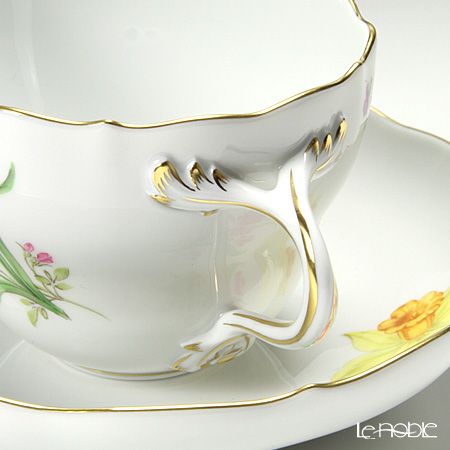 マイセン（Meissen） ビンテージフラワー2 コーヒーカップ＆ソーサー 200ml スイセン 04c005／00582