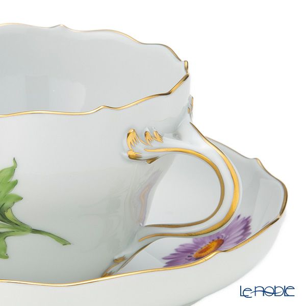 マイセン（Meissen） ベーシックフラワー（一つ花） 030110／00582／03 コーヒーカップ＆ソーサー 200ml Motiv No.03 アスター