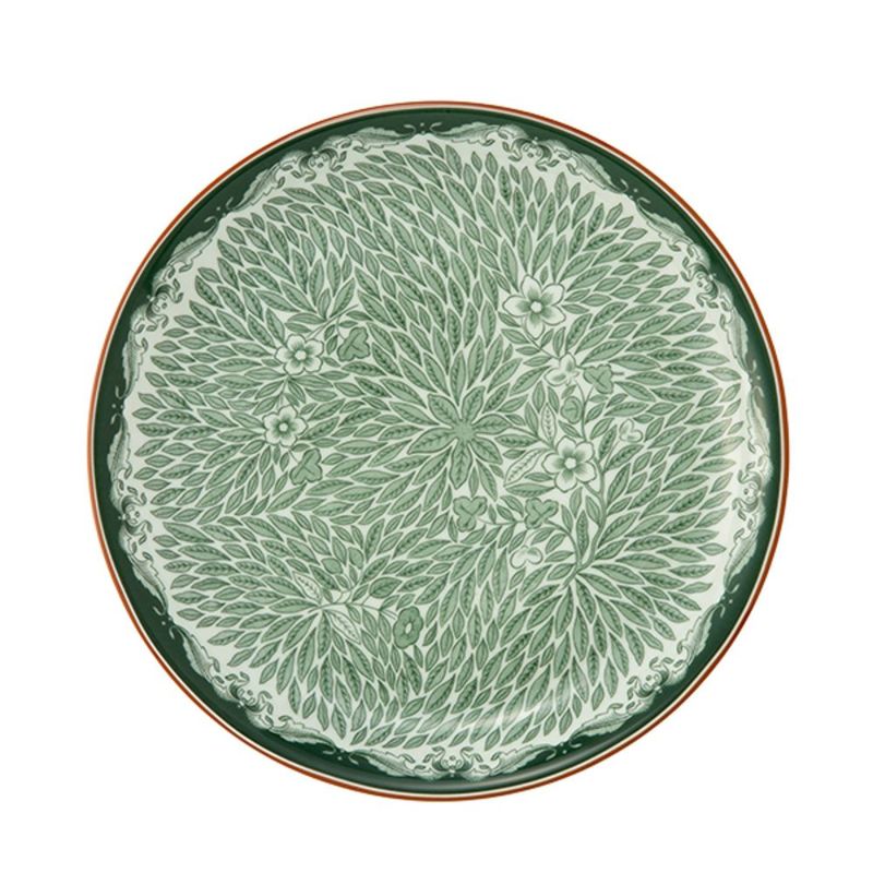 ロールストランド オスティンディア フローリス／フロリス グリーン プレート 20cm 1074223