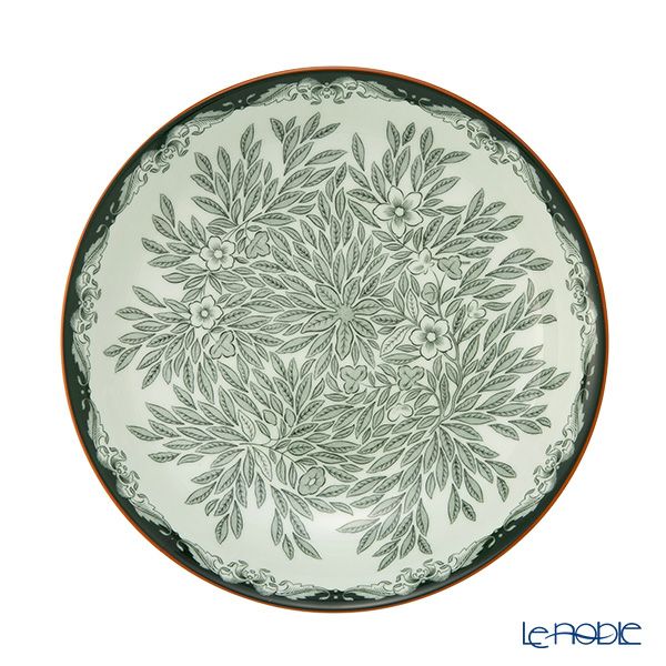 ロールストランド オスティンディア フローリス／フロリス グリーン ディーププレート 22cm 1074224