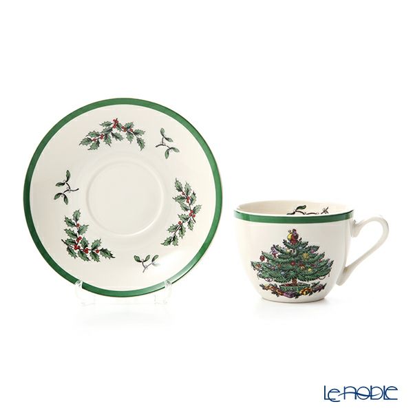 スポード クリスマスツリー ティーカップ＆ソーサー 200ml