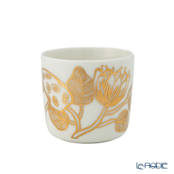 マリメッコ（marimekko） Tiara ティアラ コーヒーカップ 200ml ホワイト×ゴールド 074547-120／25AW