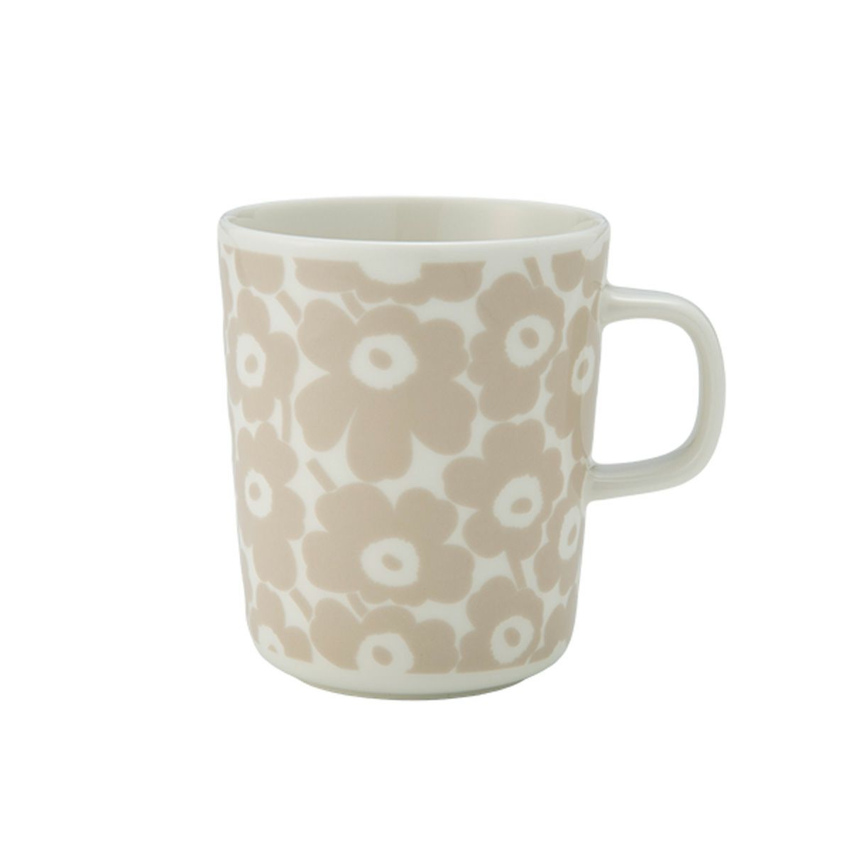 マリメッコ（marimekko） Pikkuinen Unikko ウニッコ マグカップ 250ml ホワイト×ベージュ 074533-120／25AW