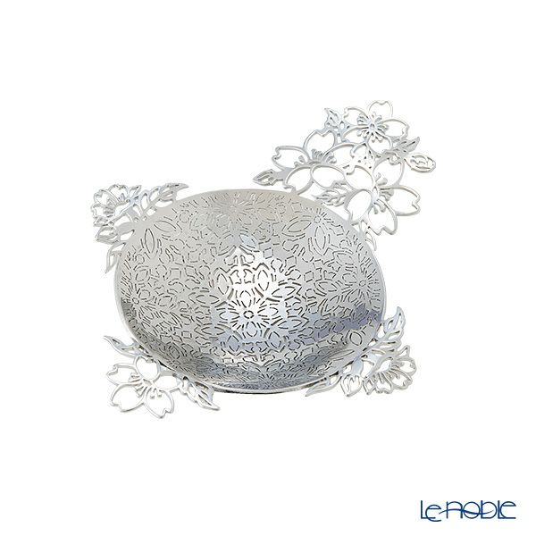 ディ・エクリュデザイン ティーストレーナー サクラ 12×10cm T0426 ステンレス製