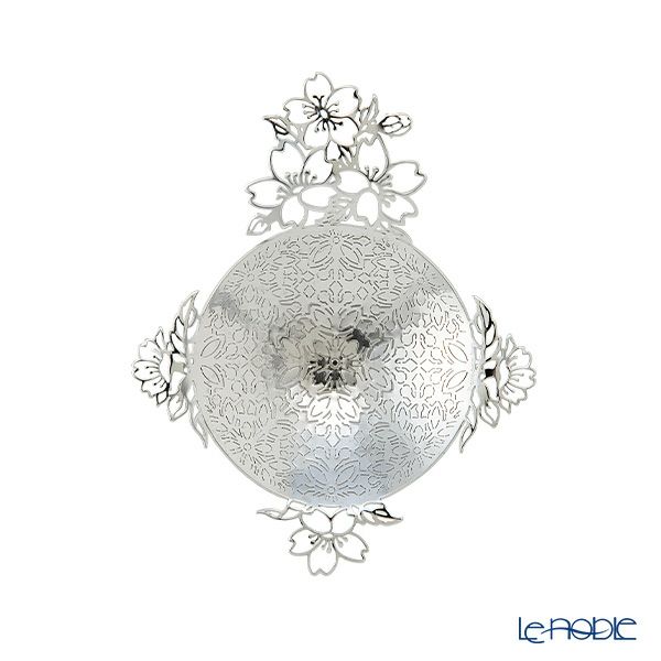 ディ・エクリュデザイン ティーストレーナー サクラ 12×10cm T0426 ステンレス製