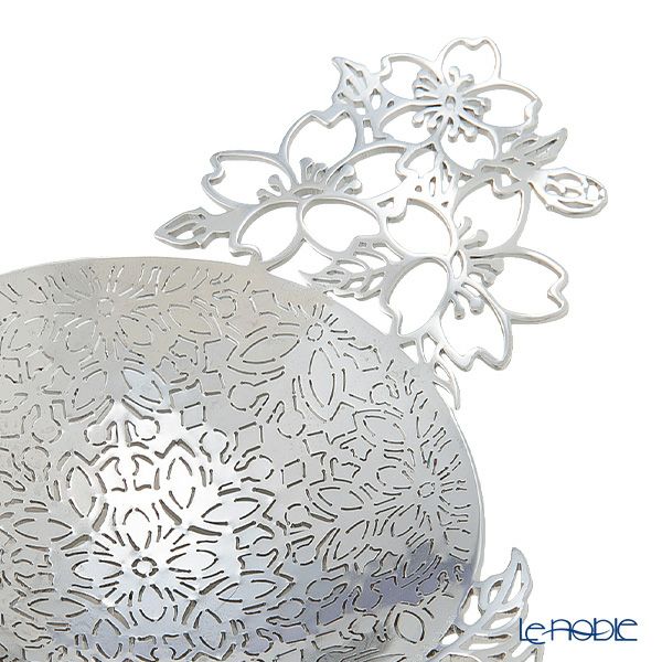 ディ・エクリュデザイン ティーストレーナー サクラ 12×10cm T0426 ステンレス製