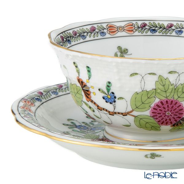 ヘレンド インドの華多彩色 FD ティーカップ＆ソーサー ロウ 200ml 00734-0-00