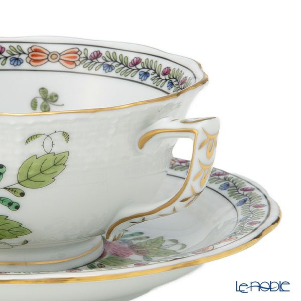 ヘレンド インドの華多彩色 FD ティーカップ＆ソーサー ロウ 200ml 00734-0-00