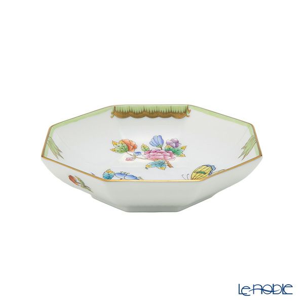 ヘレンド ヴィクトリア・ブーケ VBO 小皿 オクタゴナル 11cm 04307-1-00
