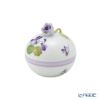ヘレンド バイオレット（ライラック） VIOLETL ラウンドボックス ローズ 06033-0-09