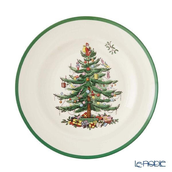 スポード クリスマスツリー プレート 27cm | ブランド洋食器専門店ル