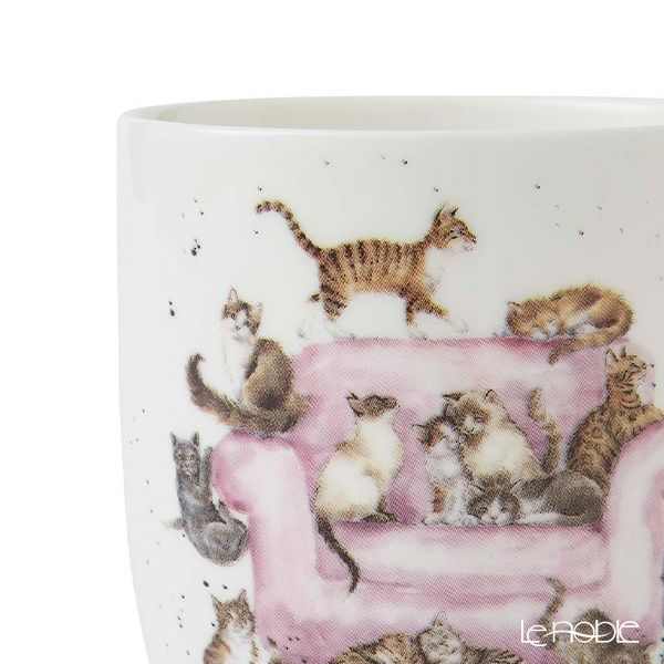 ロイヤル・ウースター レンデル マグカップ Cattitude ネコ 310ml
