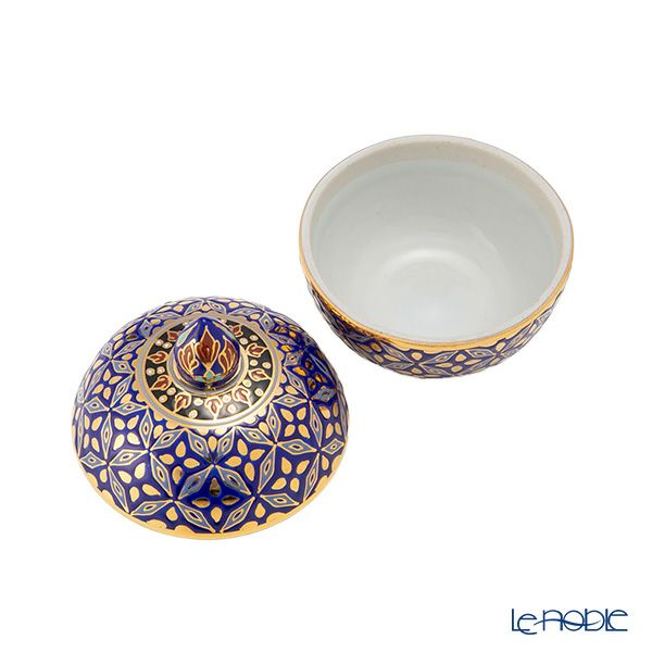 ブランベンジャロン工房 小物入れ ピクンブルーゴールド