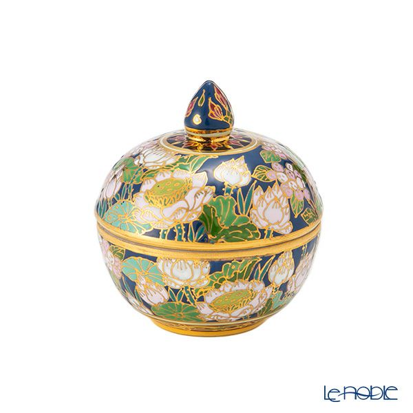 ブランベンジャロン工房 小物入れ ハーフパターンダークブルー