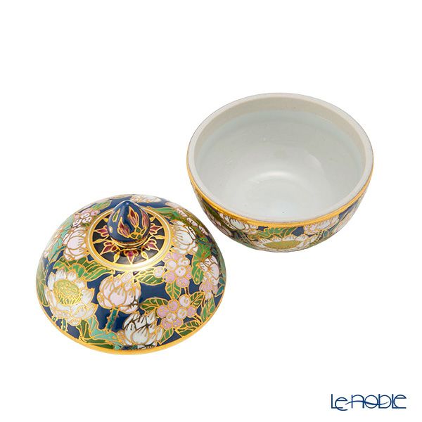 ブランベンジャロン工房 小物入れ ハーフパターンダークブルー