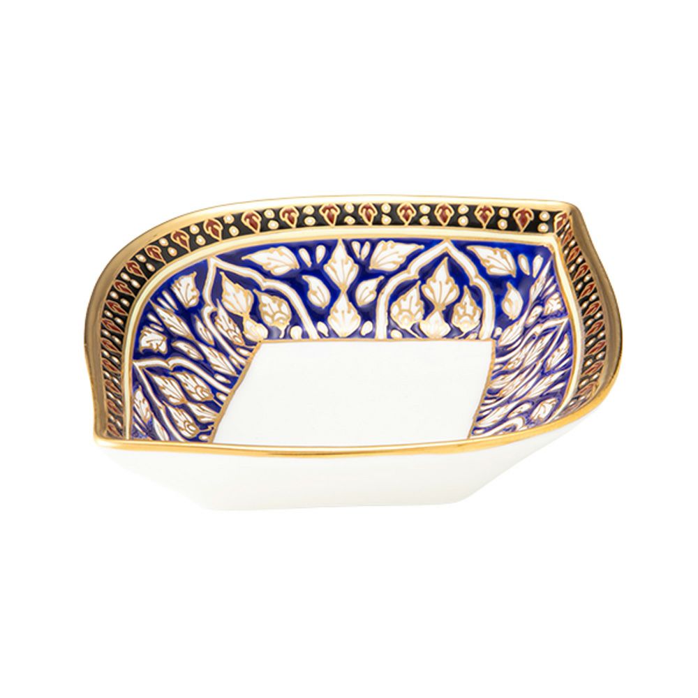 ブランベンジャロン工房 ミニボウル ロータスチャネルブルー