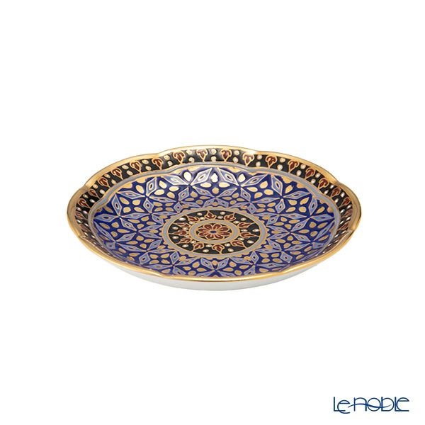 ブランベンジャロン工房 ミニプレート ピクンブルーゴールド