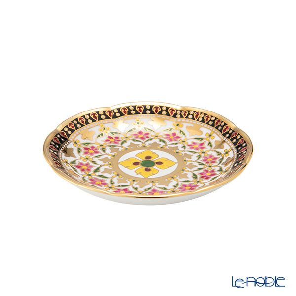 ブランベンジャロン工房 ミニプレート ピクンプームゴールドピンク