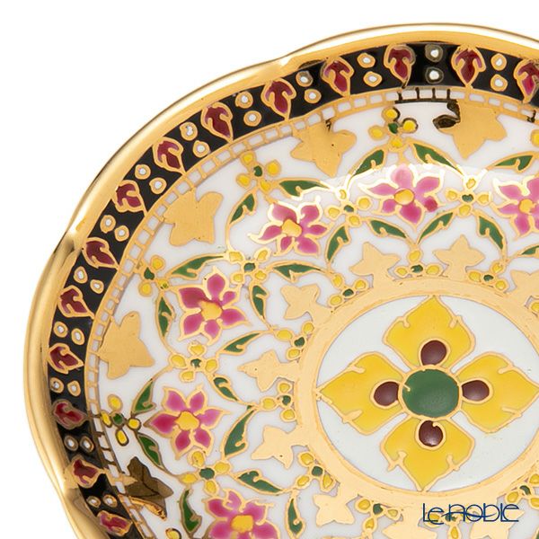 ブランベンジャロン工房 ミニプレート ピクンプームゴールドピンク