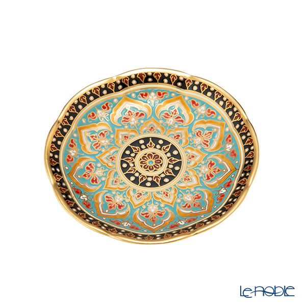 ブランベンジャロン工房 ミニプレート フレーク ダークグリーン