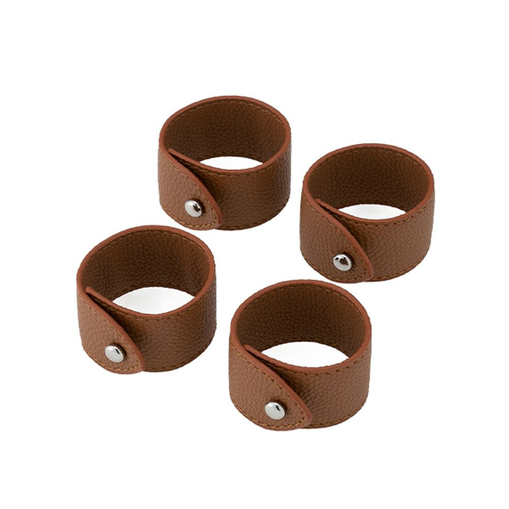 トルコ雑貨 アルテペレ ナプキンリング ブラウン 4個セット