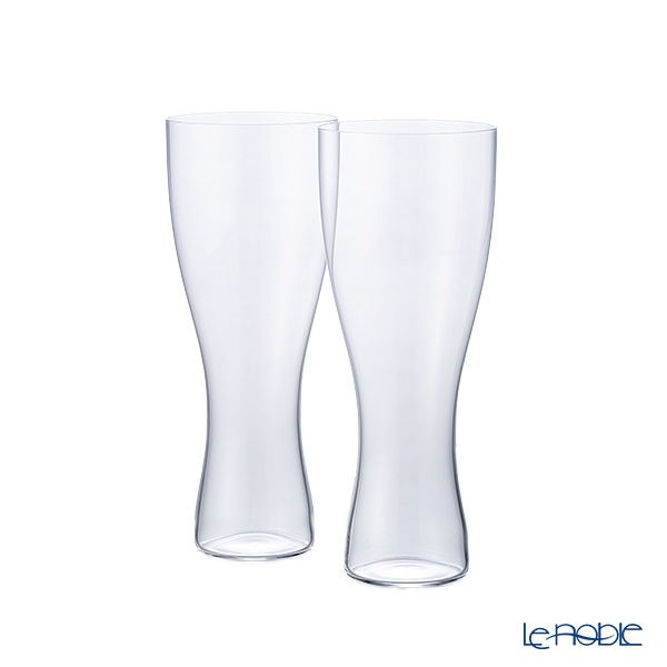 松徳硝子 うすはり 鼓 ビールグラス（ピルスナー）355ml ペア 2941020【木箱入】