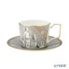 ウェッジウッド（Wedgwood） ルネッサンスグレー ティーカップ＆ソーサー 250ml アクセント