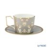 ウェッジウッド（Wedgwood） ルネッサンスグレー ティーカップ＆ソーサー 250ml アクセント