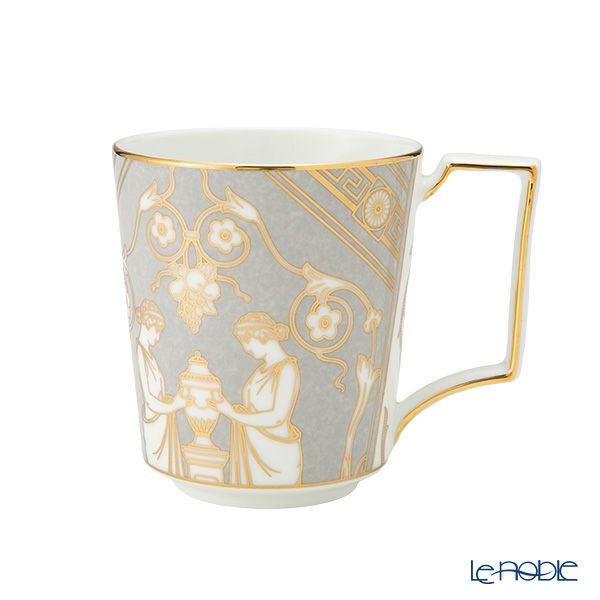 ウェッジウッド（Wedgwood） ルネッサンスグレー マグ 300ml アクセント
