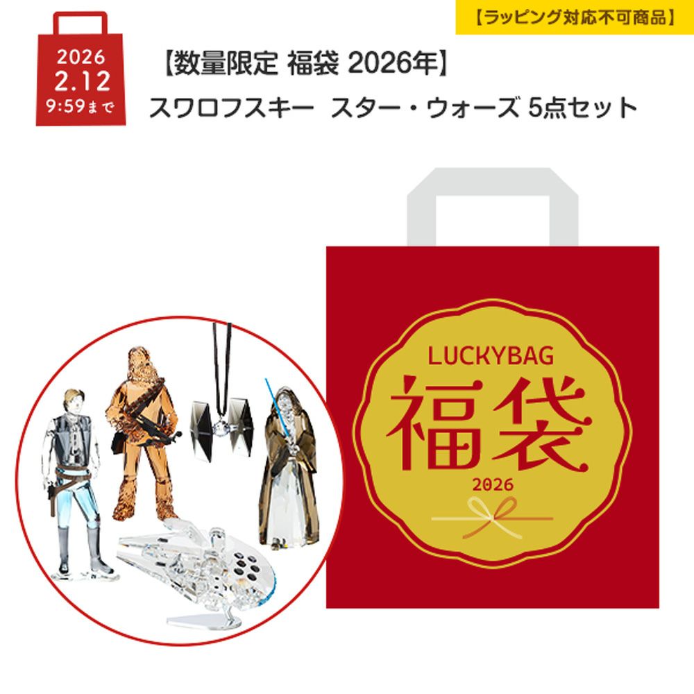 【数量限定 福袋 2026年】スワロフスキー STAR WARS スター・ウォーズ 5点セット【ラッピング不可】