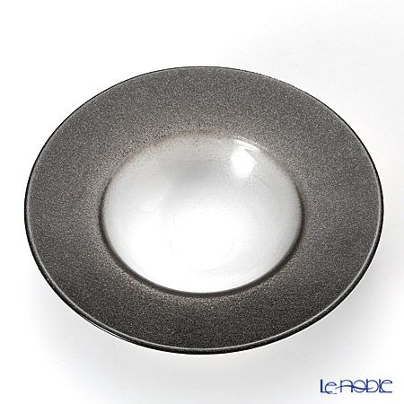 【数量限定 福袋 2026年】ヴェトロフェリーチェ グリッター 4点セット リムボウル 26cm グレイ＆レッド【ラッピング不可】