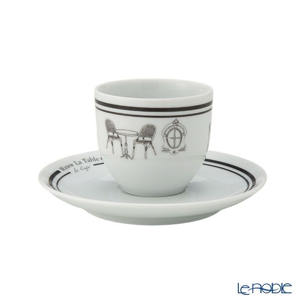 ワオ・ラ・ターブル パリ×パリ コーヒーカップ＆ソーサー 200ml
