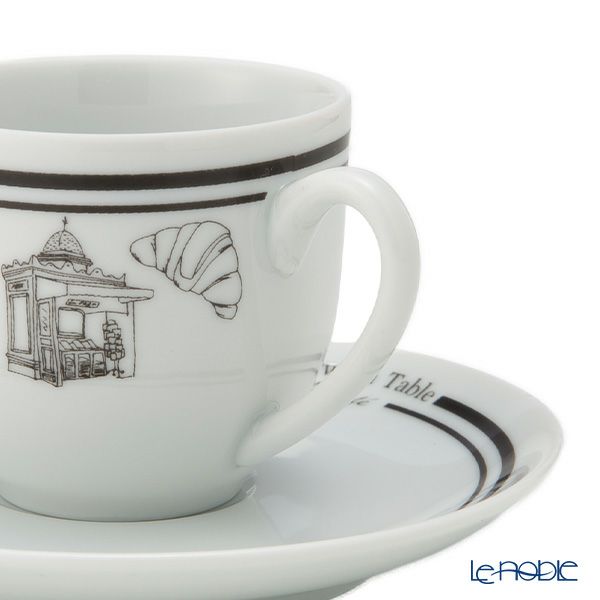 ワオ・ラ・ターブル (Waww la table) パリ×パリ エスプレッソカップ＆ソーサー 100ml