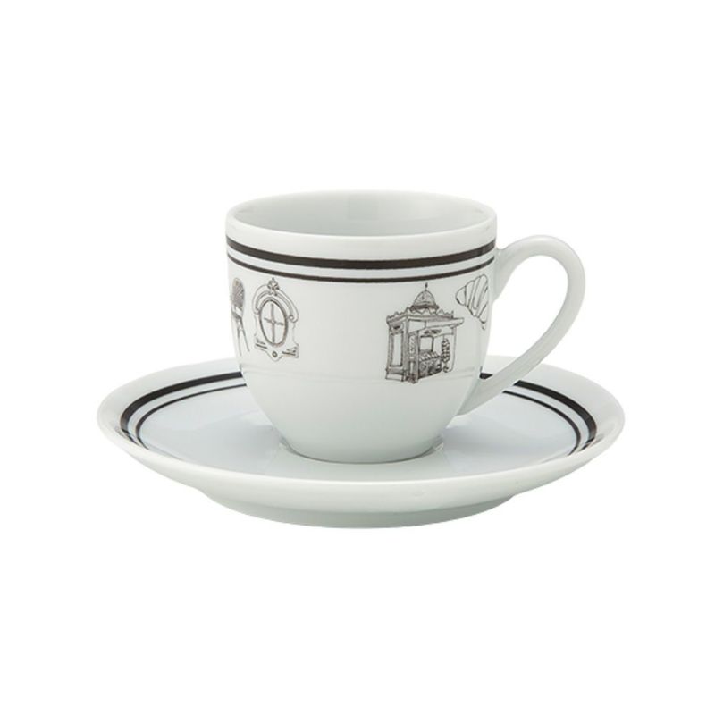 ワオ・ラ・ターブル (Waww la table) パリ×パリ エスプレッソカップ＆ソーサー 100ml