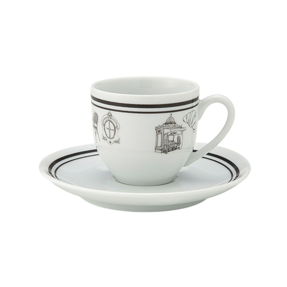 ワオ・ラ・ターブル パリ×パリ コーヒーカップ＆ソーサー 200ml