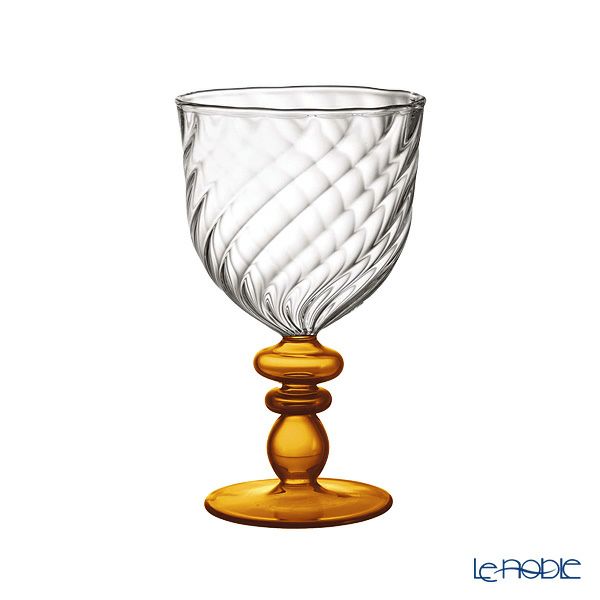 ワオ・ラ・ターブル (Waww la table) ナブッコ ステムグラス アンバー 350ml