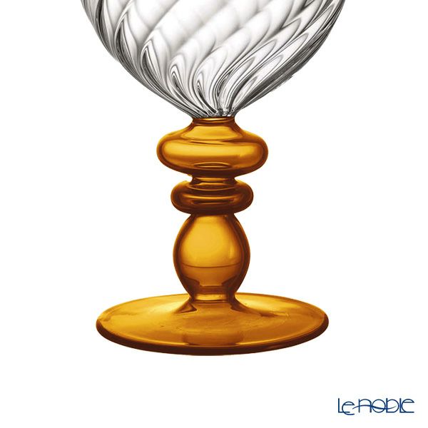 ワオ・ラ・ターブル (Waww la table) ナブッコ ステムグラス アンバー 350ml