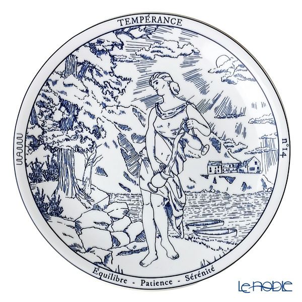 ワオ・ラ・ターブル タロット プレート テンペランス 27cm