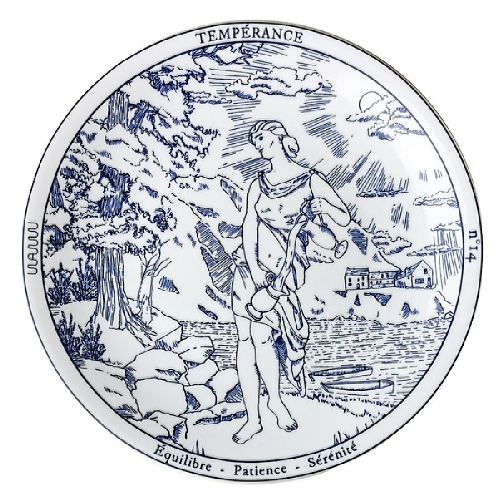 ワオ・ラ・ターブル タロット プレート テンペランス 27cm