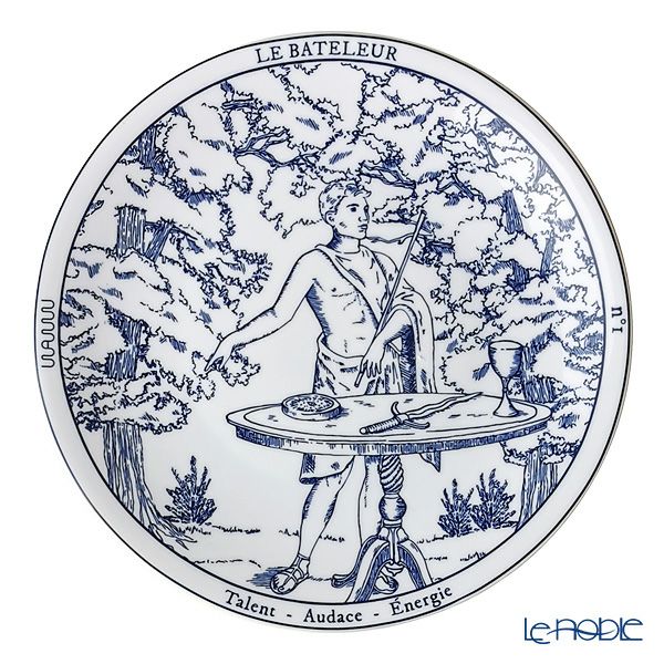 ワオ・ラ・ターブル タロット プレート マジシャン 27cm