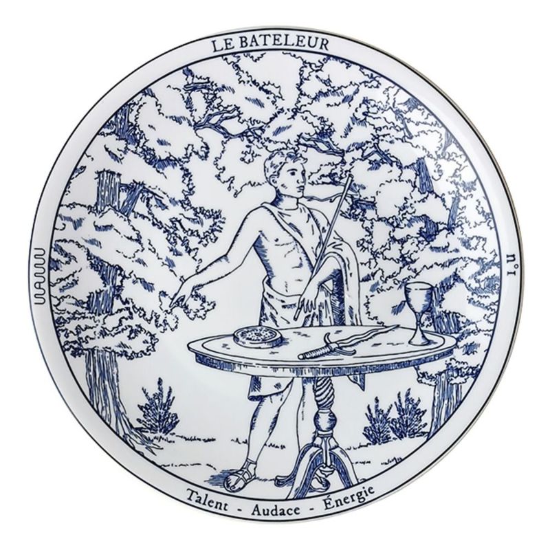 ワオ・ラ・ターブル タロット プレート マジシャン 27cm