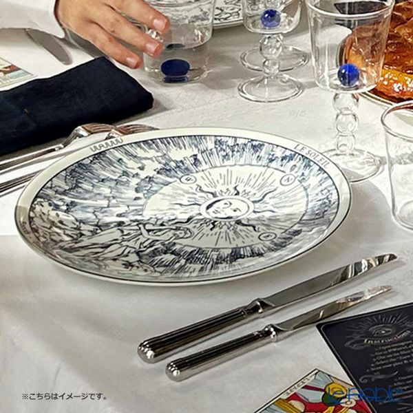 ワオ・ラ・ターブル タロット プレート ウィールオブフォーチュン 27cm