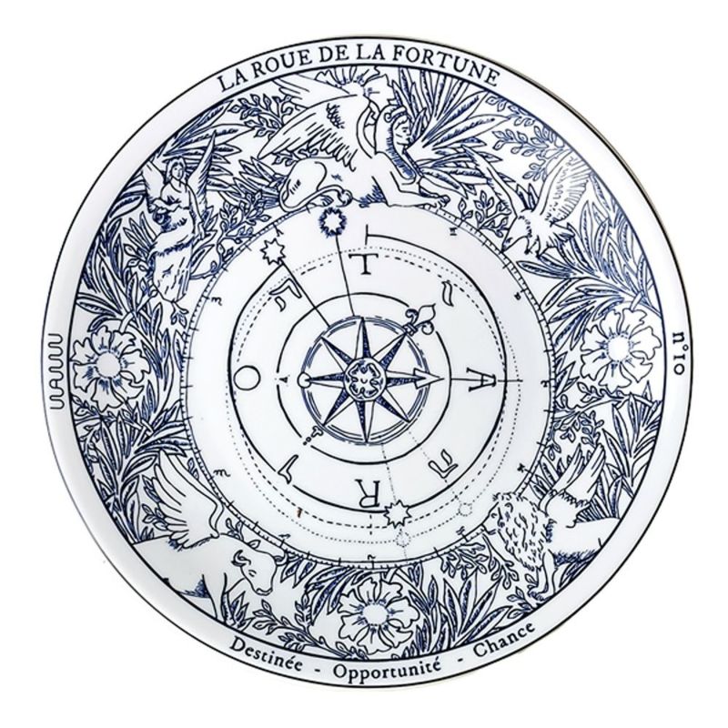 ワオ・ラ・ターブル タロット プレート ウィールオブフォーチュン 27cm