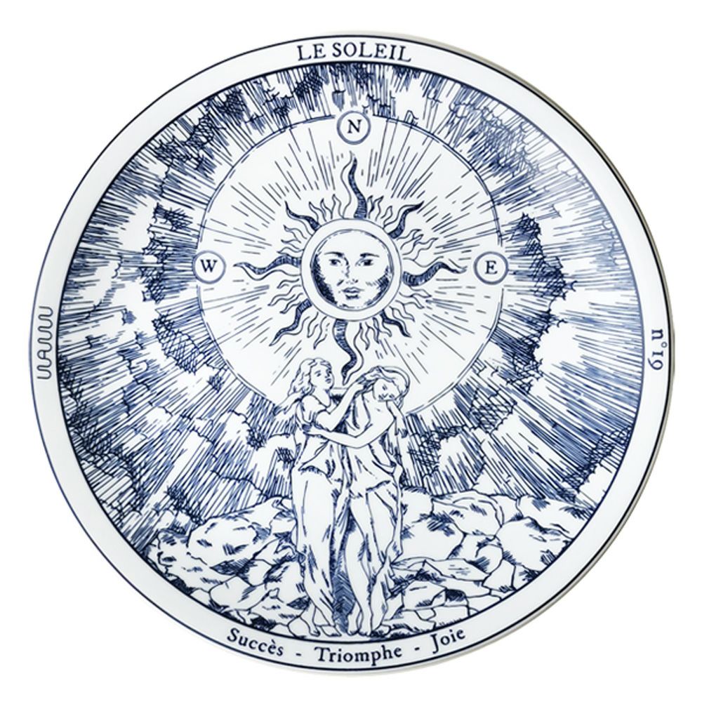 ワオ・ラ・ターブル タロット プレート サン 27cm