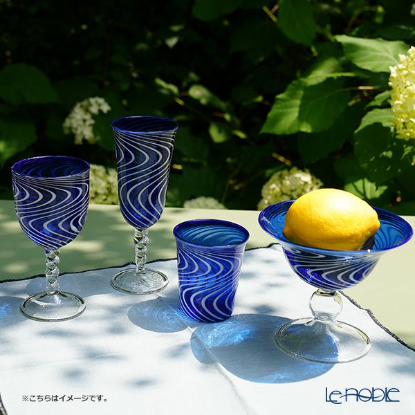 ワオ・ラ・ターブル タニット ワイングラス ブルー