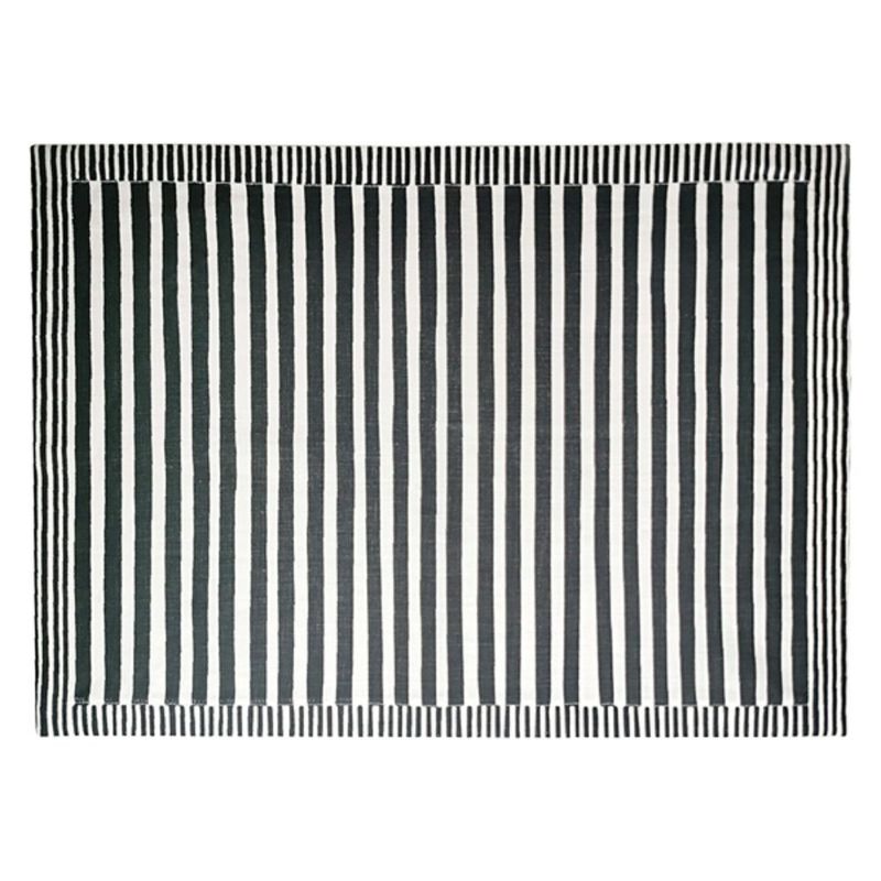 ワオ・ラ・ターブル ミス・オーレリー ランチョンマット ブラック 46×33cm リネン製