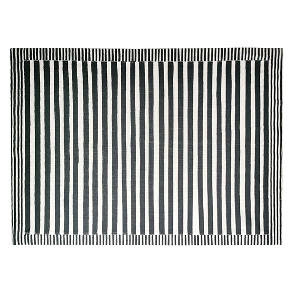 ワオ・ラ・ターブル ミス・オーレリー ランチョンマット ブラック 46×33cm リネン製