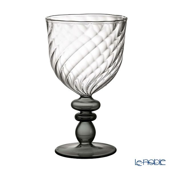 ワオ・ラ・ターブル (Waww la table) ナブッコ ステムグラス グレー 350ml