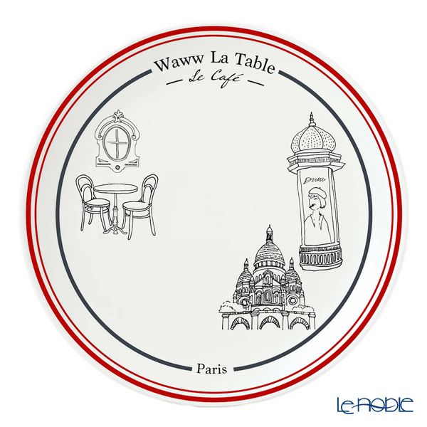 ワオ・ラ・ターブル パリ×パリ プレート モンマルトル 27cm